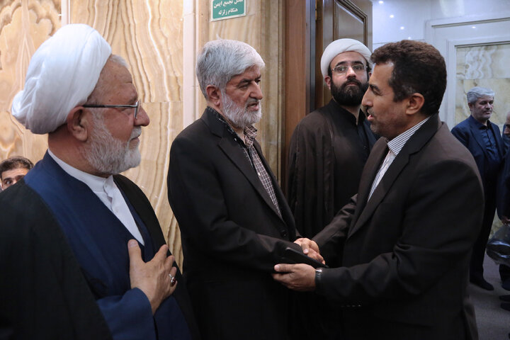 مراسم گرامیداشت شهید دکتر علی لاریجانی و فرزندش - تهران