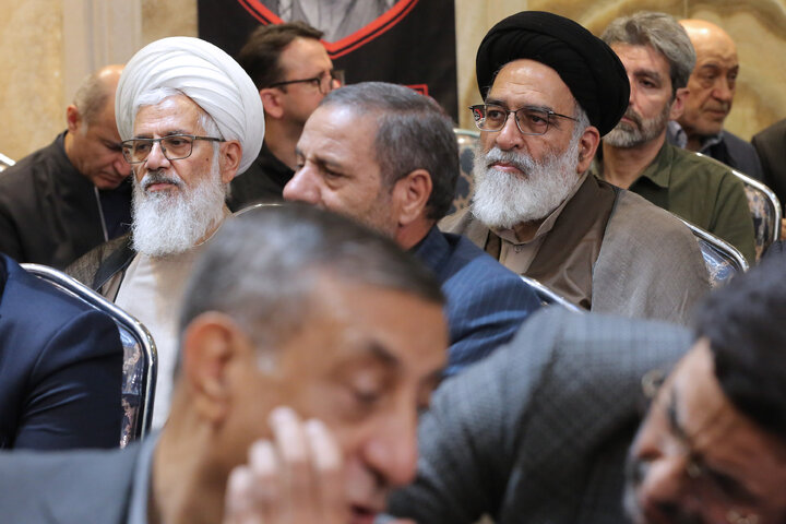 مراسم گرامیداشت شهید دکتر علی لاریجانی و فرزندش - تهران