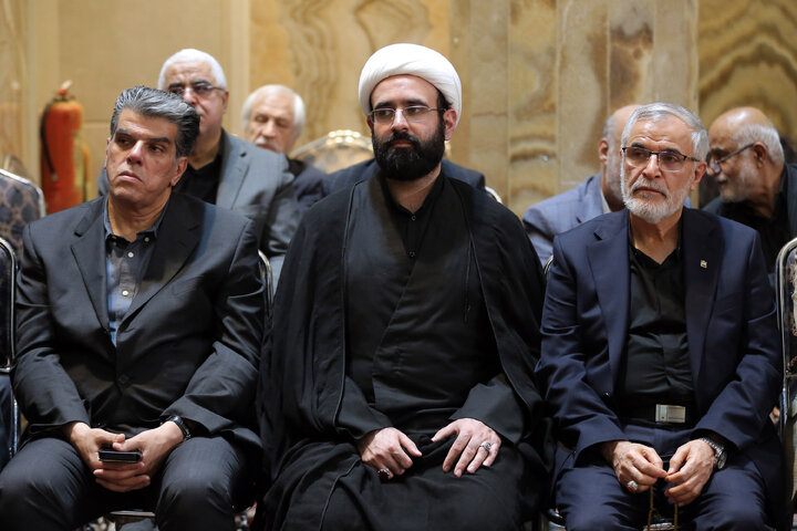 مراسم گرامیداشت شهید دکتر علی لاریجانی و فرزندش - تهران