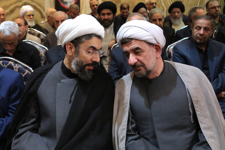 مراسم گرامیداشت شهید دکتر علی لاریجانی و فرزندش - تهران