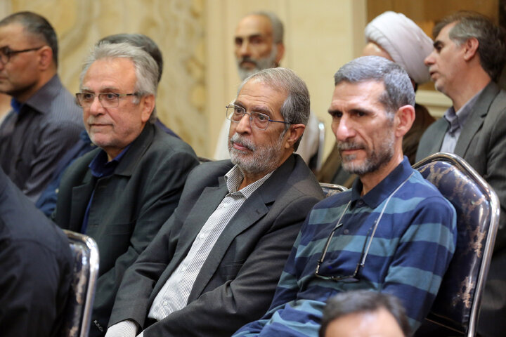 مراسم گرامیداشت شهید دکتر علی لاریجانی و فرزندش - تهران