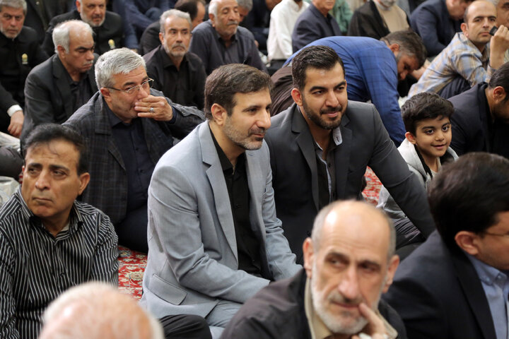 مراسم گرامیداشت شهید دکتر علی لاریجانی و فرزندش - تهران