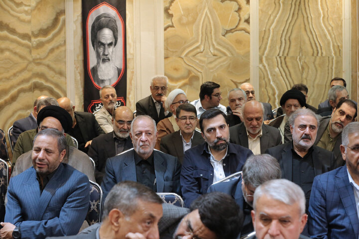 مراسم گرامیداشت شهید دکتر علی لاریجانی و فرزندش - تهران