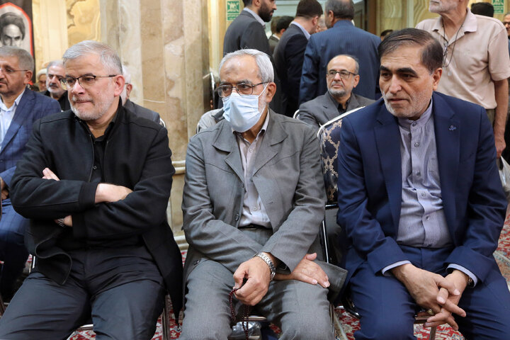 مراسم گرامیداشت شهید دکتر علی لاریجانی و فرزندش - تهران