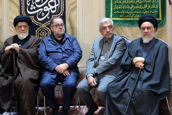 مراسم گرامیداشت شهید دکتر علی لاریجانی و فرزندش - تهران