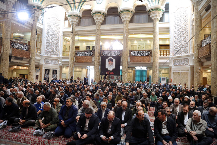 مراسم گرامیداشت شهید دکتر علی لاریجانی و فرزندش - تهران