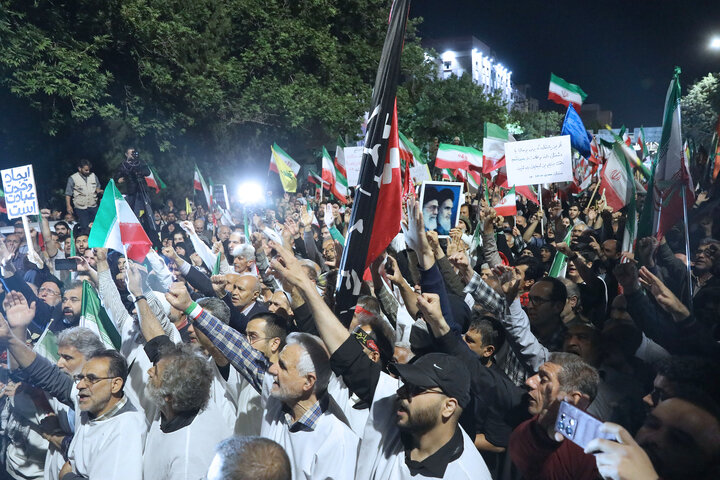 سخنرانی نایب رئیس مجلس در تجمع پرشور مردم کرج