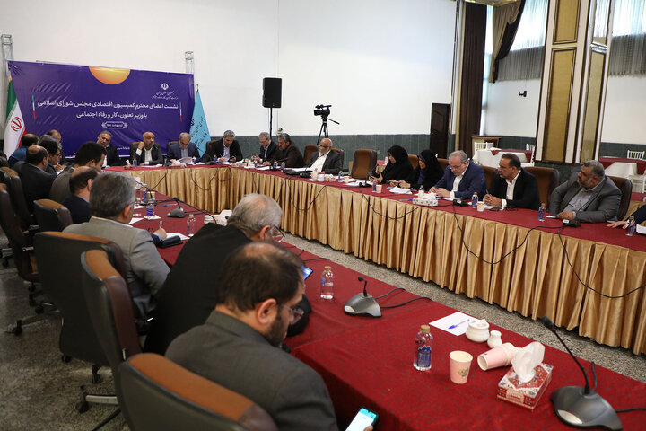 نشست کمیسیون اقتصادی با وزیر تعاون، کار و رفاه اجتماعی
