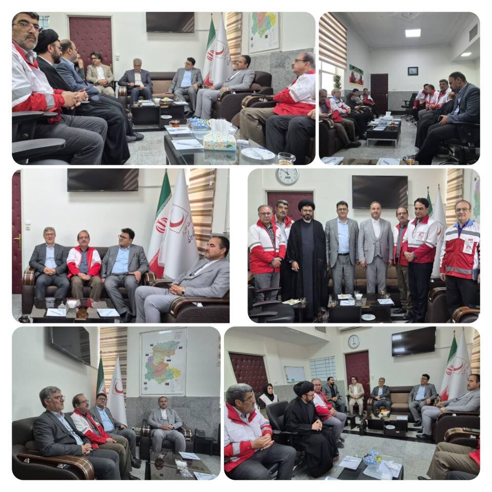 حضور رئیس مجمع نمایندگان استان مرکزی در جمعیت هلال‌احمر استان/ تأکید بر تقویت ظرفیت‌های امدادی و خدمات بشردوستانه