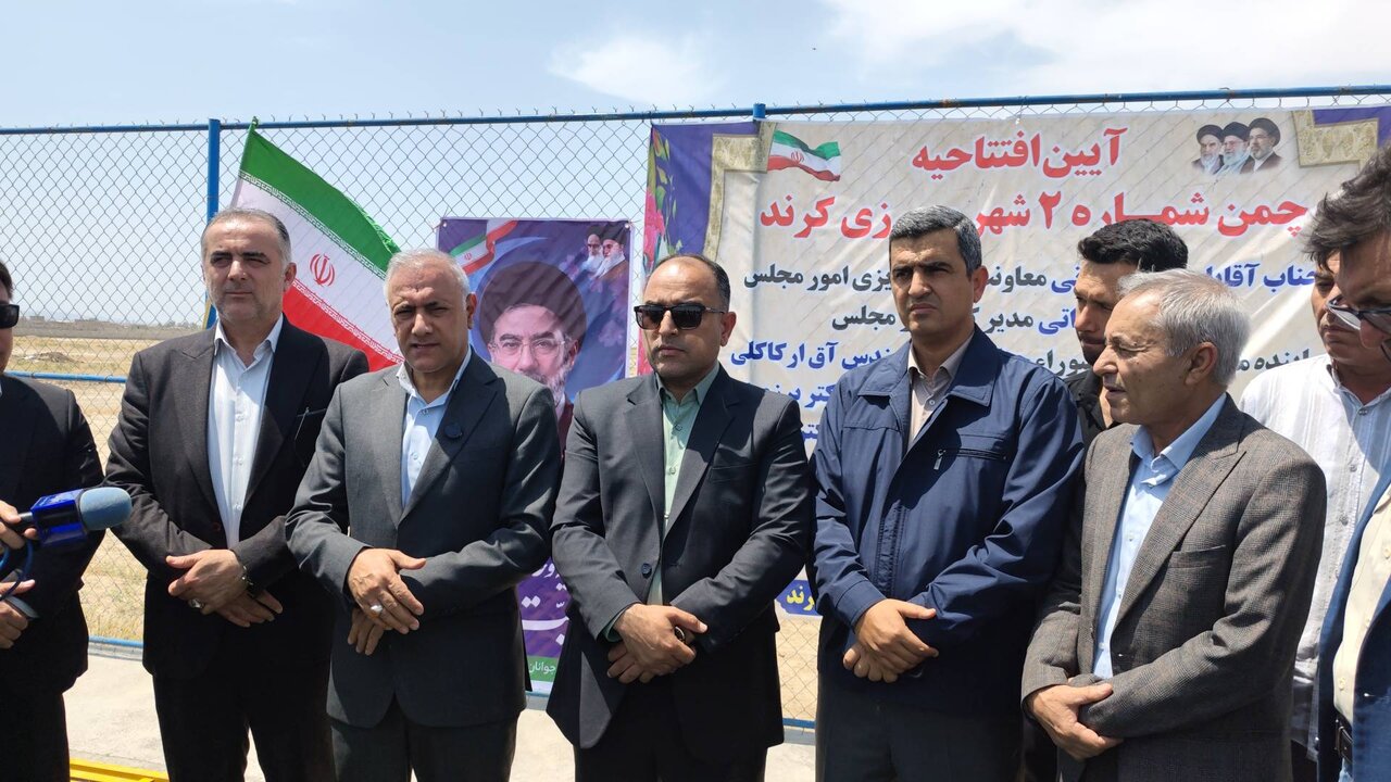 حضور آق ارکاکلی در آئین افتتاحیه سالن ورزشی شهدای اقتدار روستای داشلی برون