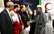 رونمایی از طرح «نذر خدمت ۹» در هیرمند با حضور فرهاد شهرکی