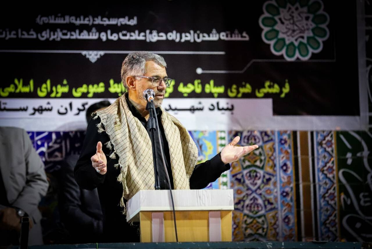 تبیین ابعاد اقتدار ملی در تجمع پرشور مردم ولایی گرمی از سوی عضو هیئت‌رئیسه مجلس