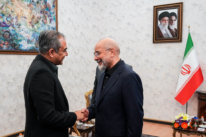 دیدار وزیر کشور پاکستان با دکتر قالیباف
