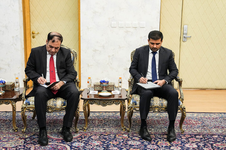 دیدار وزیر کشور پاکستان با دکتر قالیباف