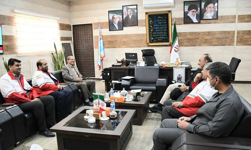 برگزاری آیین تقدیر و معارفه رئیس جمعیت هلال احمر زابل با حضور فرهاد شهرکی