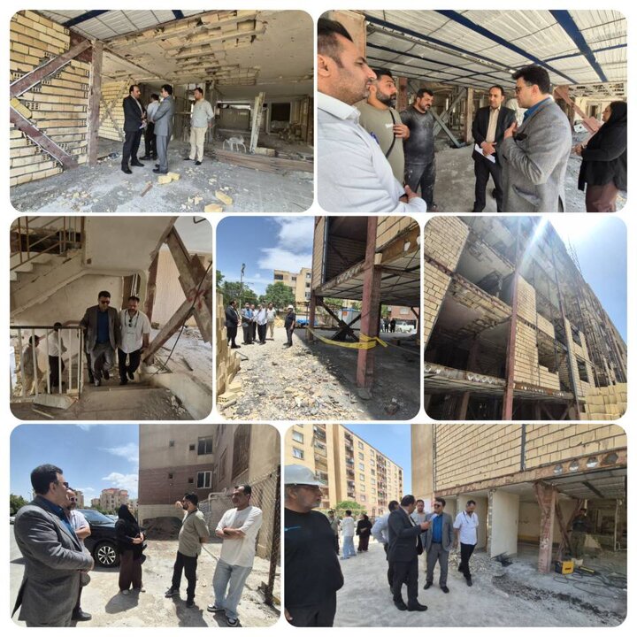 بازدید رئیس مجمع نمایندگان استان مرکزی از مجتمع نارنجستان اراک/ تأکید بر تسریع تحویل واحدهای بازسازی شده در مجتمع نارنجستان
