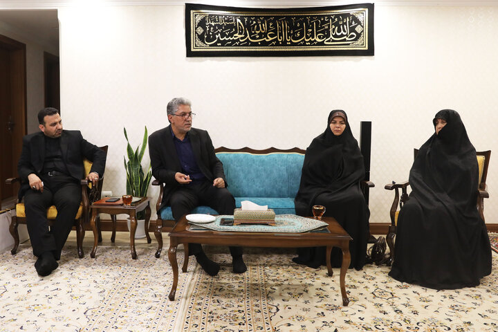 ابلاغ پیام دکتر قالیباف به خانواده سردار شهید طباطبائیان