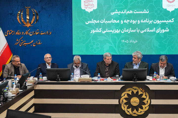 نشست کمیسیون برنامه و بودجه مجلس با رئیس سازمان بهزیستی