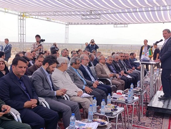 آیین آغاز عملیات اجرایی نیروگاه ۲۵۰ مگاواتی شرکت کیا انرژی کاوه