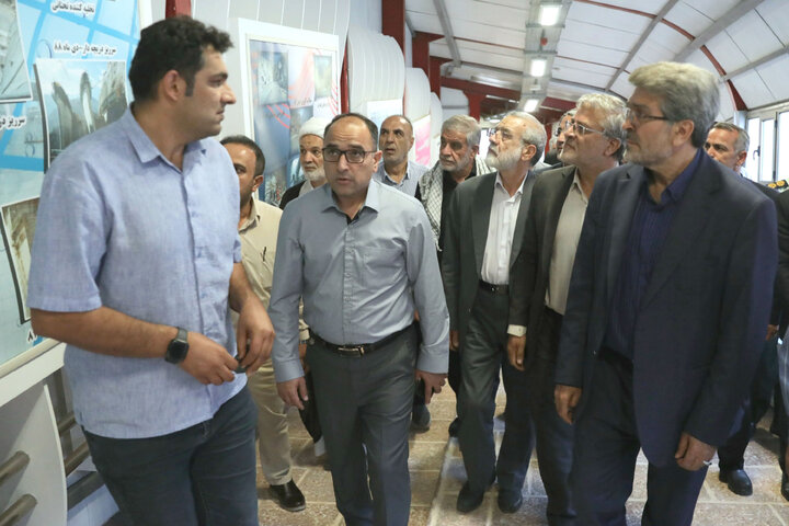 بازدید اعضای کمیسیون امور داخلی کشور و شوراهای مجلس از سد کارون ۴