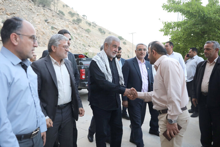 بازدید اعضای کمیسیون امور داخلی کشور و شوراهای مجلس از سد کارون ۴