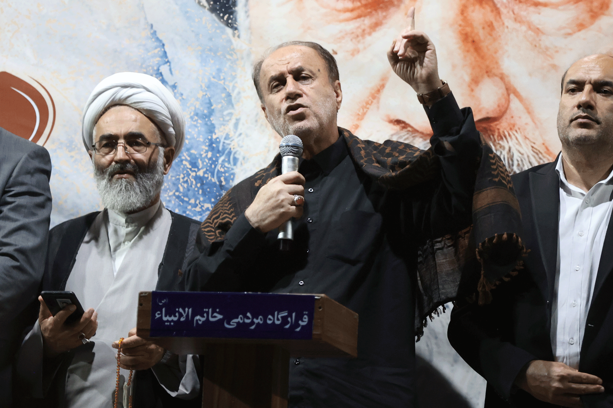 سخنرانی حاجی بابایی در تجمع مردمی نهاوند