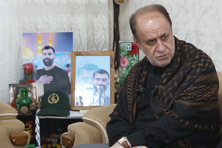 دیدار حاجی بابایی با خانواده شهیدان شیراوند و مومیوند