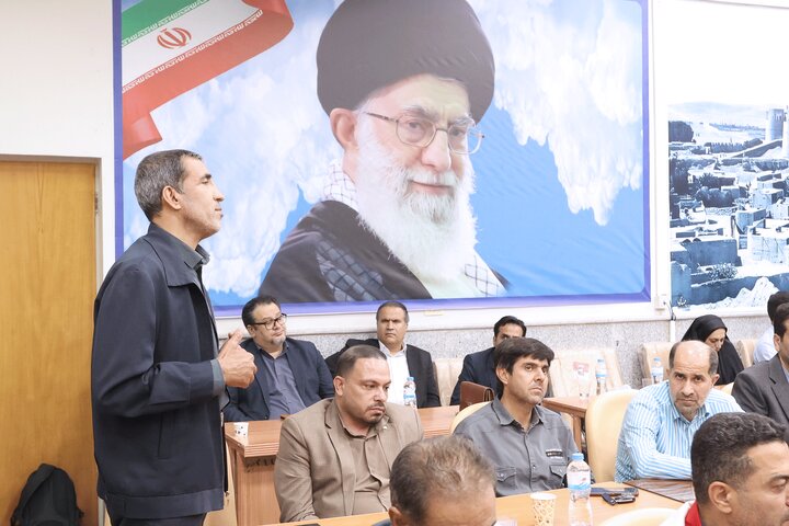 حاجی بابایی در شورای اداری شهرستان نهاوند