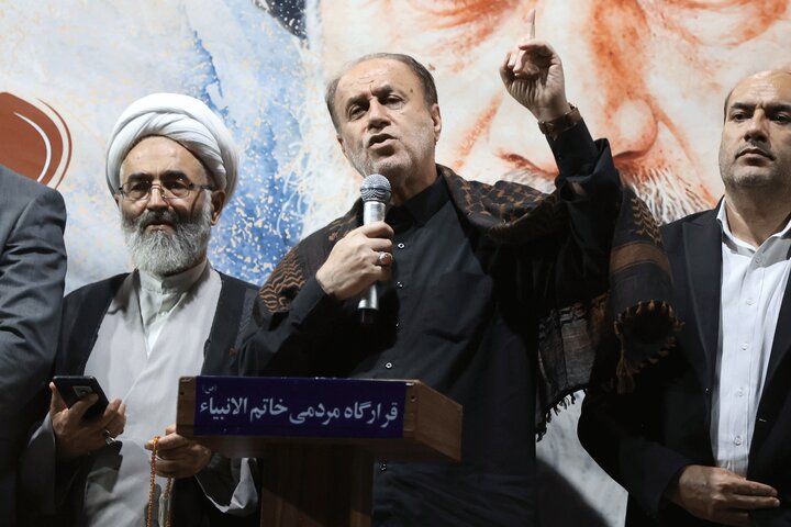 سخنرانی حاجی بابایی در تجمع مردمی نهاوند