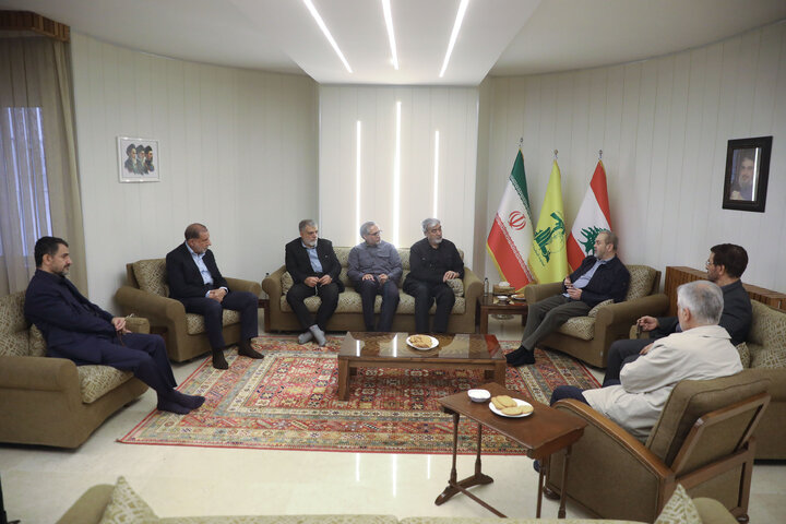 حضور کمیسیون امنیت ملی مجلس در دفتر حزب الله در تهران