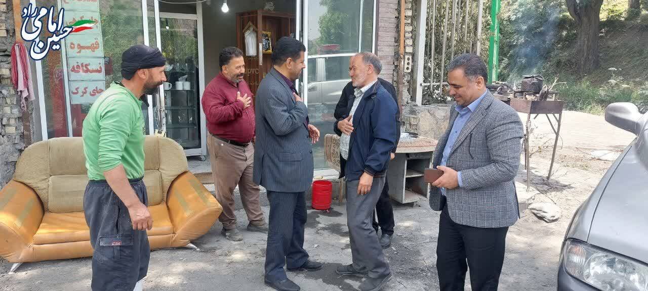 امامی‌راد از پروژه‌های راه‌سازی زشک بازدید کرد/ بهسازی مسیر چشمه قلقلی در اولویت است