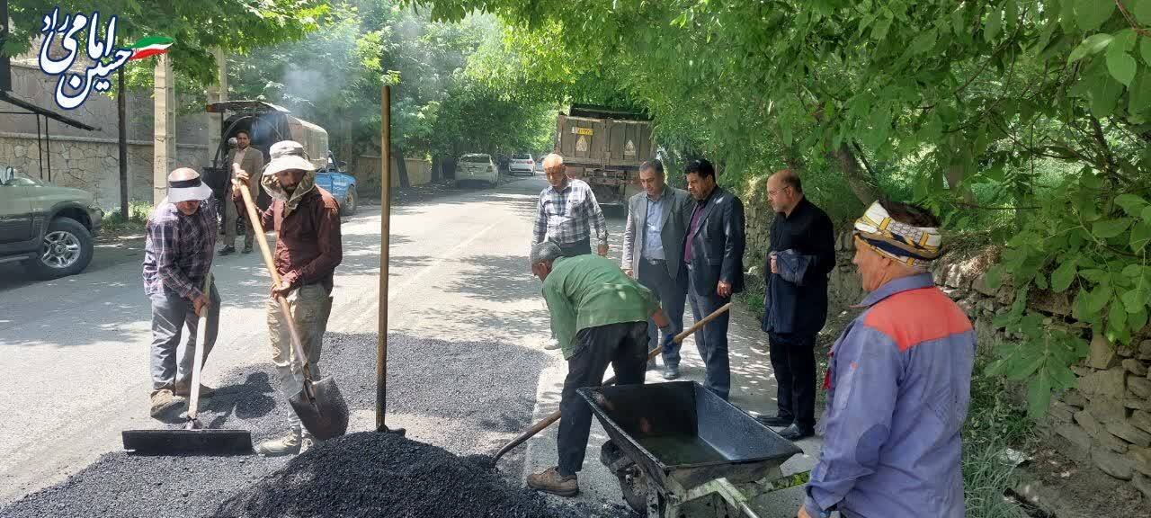 امامیراد از پروژههای راهسازی زشک بازدید کرد/ بهسازی مسیر چشمه قلقلی در اولویت است