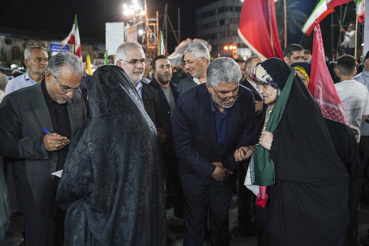 سخنرانی دکتر حاجی‌بابایی در تجمع مردم گرگان