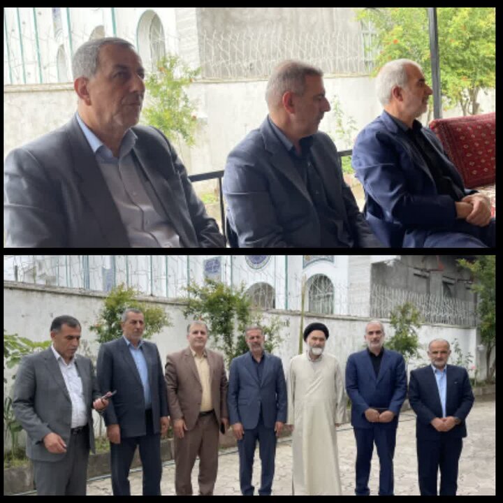 عیادت کامران پولادی از امام جمعه محترم شهرستان نوشهر