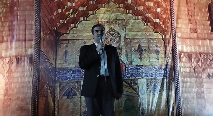 حضور قاضی زاده هاشمی در جشن ازدواج ۴۰ زوج ملک‌آبادی