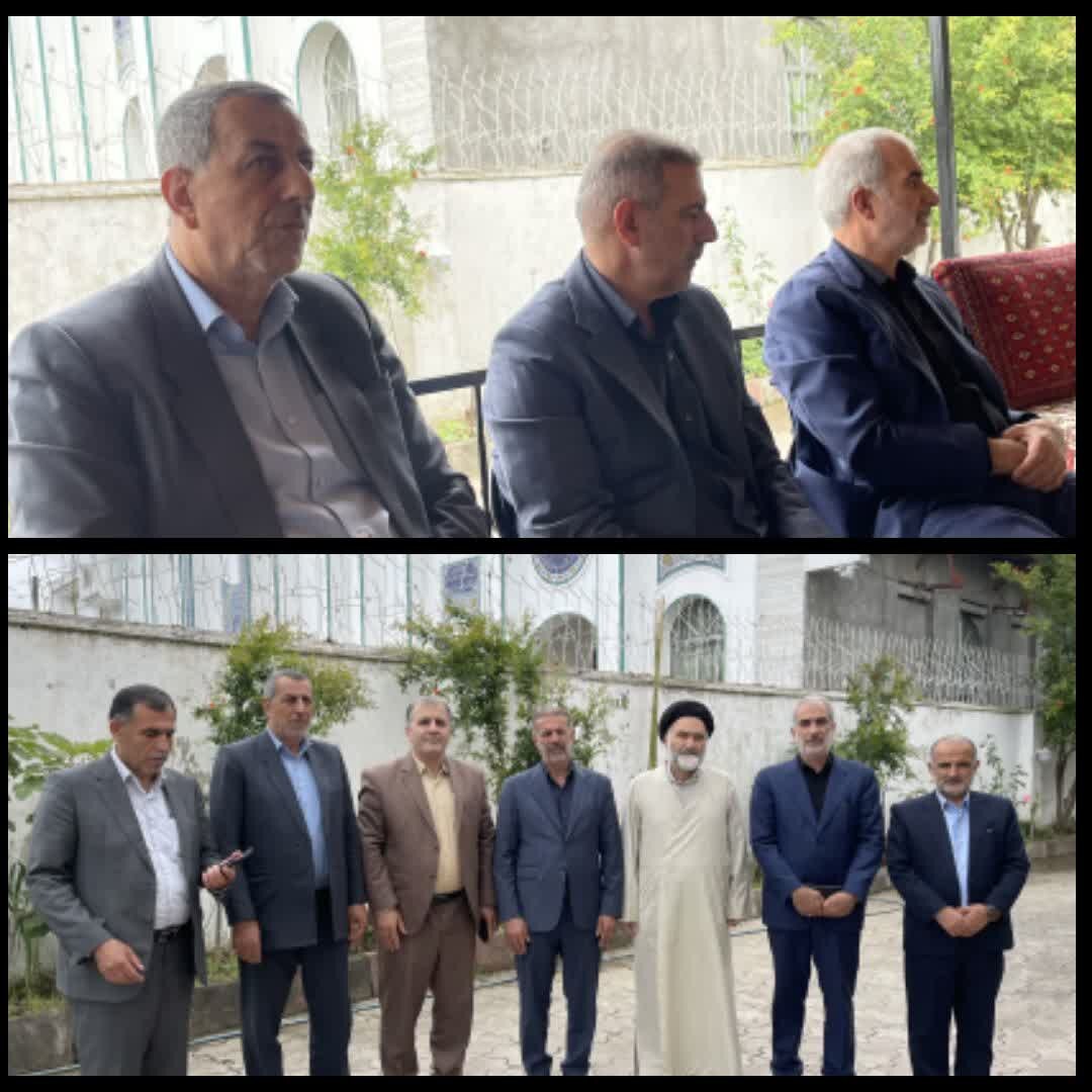 عیادت کامران پولادی از امام جمعه محترم شهرستان نوشهر