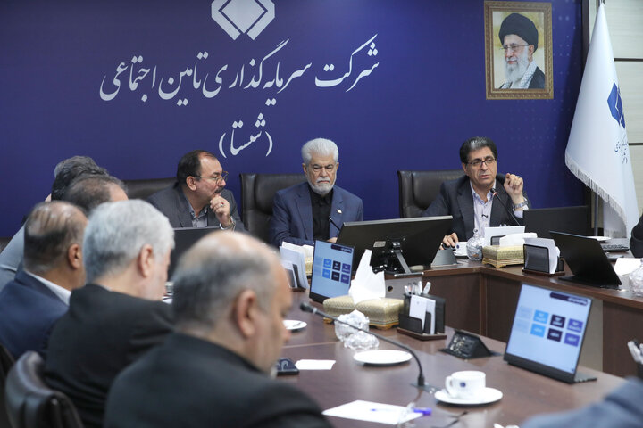 نشست کمیسیون بهداشت و درمان و اموزش پزشکی مجلس شورای اسلامی با مدیر عامل سازمان شستا