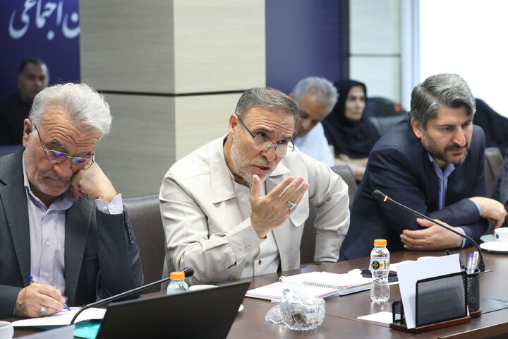 نشست کمیسیون بهداشت و درمان و اموزش پزشکی مجلس شورای اسلامی با مدیر عامل سازمان شستا