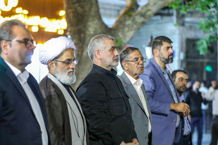 سخنرانی نیکزاد در تجمع شبانه شهرستان محلات