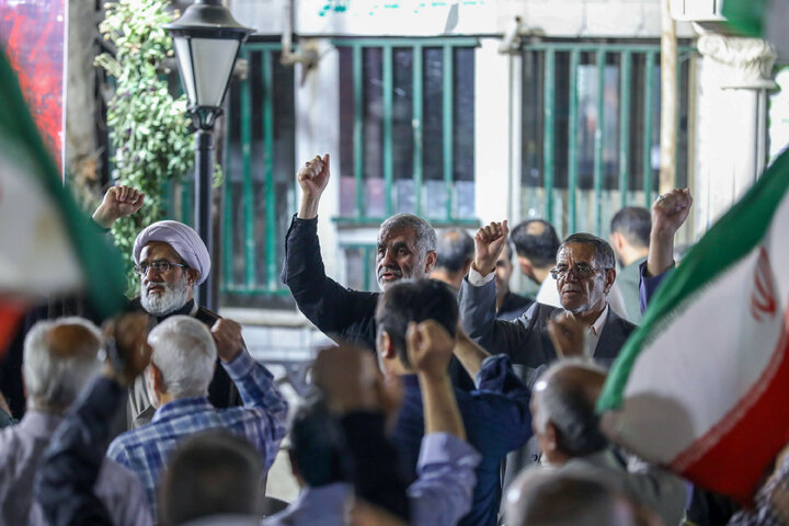 سخنرانی نیکزاد در تجمع شبانه شهرستان محلات