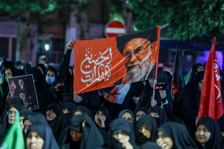 سخنرانی نیکزاد در تجمع شبانه شهرستان محلات