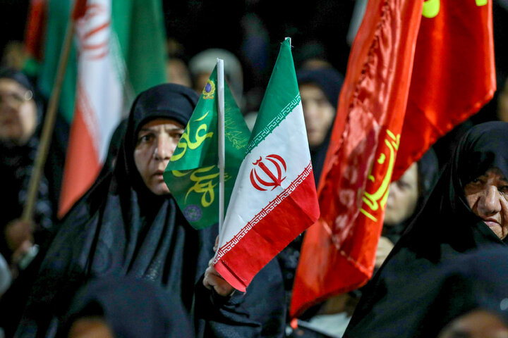 سخنرانی نیکزاد در تجمع شبانه شهرستان محلات
