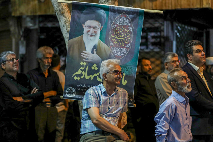 سخنرانی نیکزاد در تجمع شبانه شهرستان محلات