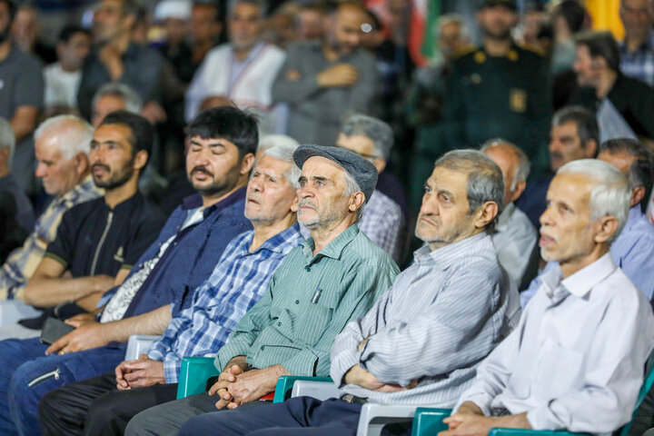 سخنرانی نیکزاد در تجمع شبانه شهرستان محلات