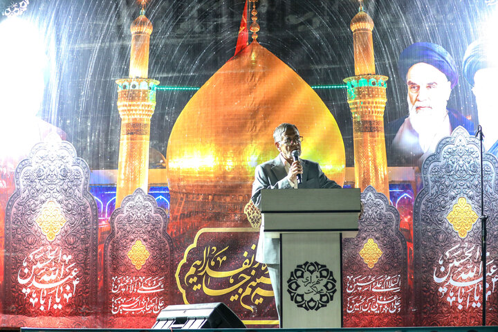 سخنرانی نیکزاد در تجمع شبانه شهرستان محلات