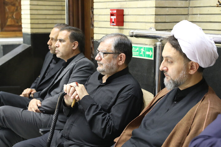 مراسم ختم پدر زهرا سعیدی نماینده مردم مبارکه در مجلس