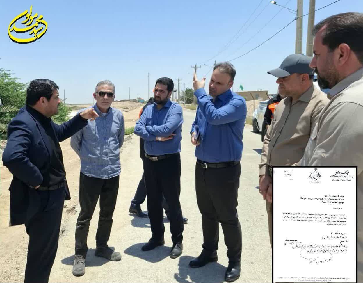 ایمنسازی مسیر منیوحی به اروندکنار برای حفظ جان شهروندان ضروری است/اجرای طرحهای ایمنسازی در مسیرهای روستایی شتاب میگیرد