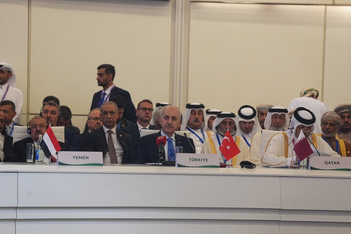 حضور و سخنرانی دکتر قالیباف در بیستمین اجلاس PUIC - باکو