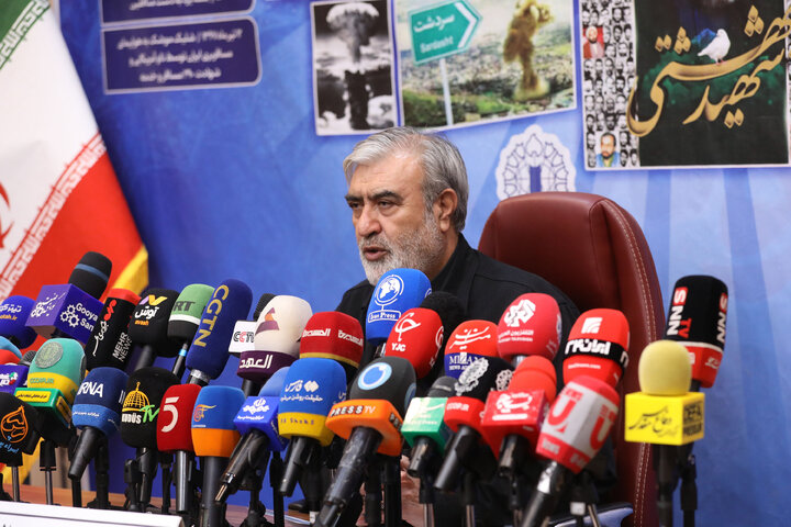 نشست خبری رئیس ستاد مرکزی هفته  بازخوانی و افشای حقوق بشر آمریکایی