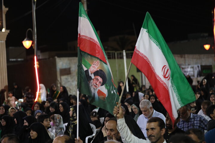 حضور حاجی بابایی در مراسم یادواره شهدای نماینده استان بوشهر در مجلس شورای اسلامی در واقعه هفتم تیر